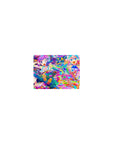 Classic anime girl mouse pad 14x10 inches with four cute girls, neon paint splashes, hearts and stars.
