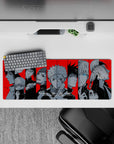 Jujutsu Kaisen Deskmat | Mousepad | Deskpad - Cursed Red Lineup - AniChan