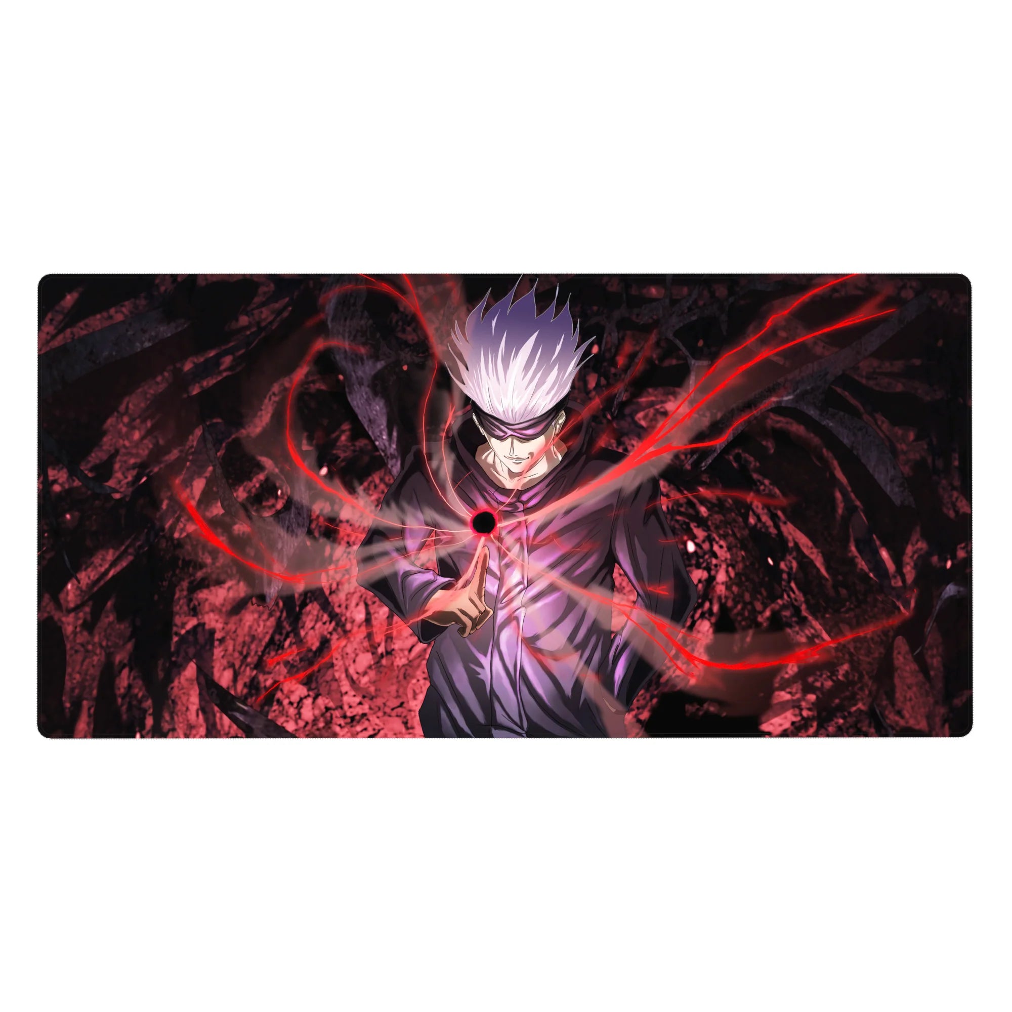 Jujutsu Kaisen Deskmat | Mousepad | Deskpad - Red Infinity - AniChan