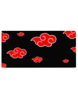 Akatsuki red cloud pattern anime mouse pad, extended desk mat 32x16 inches.