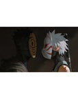 Naruto anime desk pad 40x20 inches with Obito and Kakashi ANBU mask standoff design.