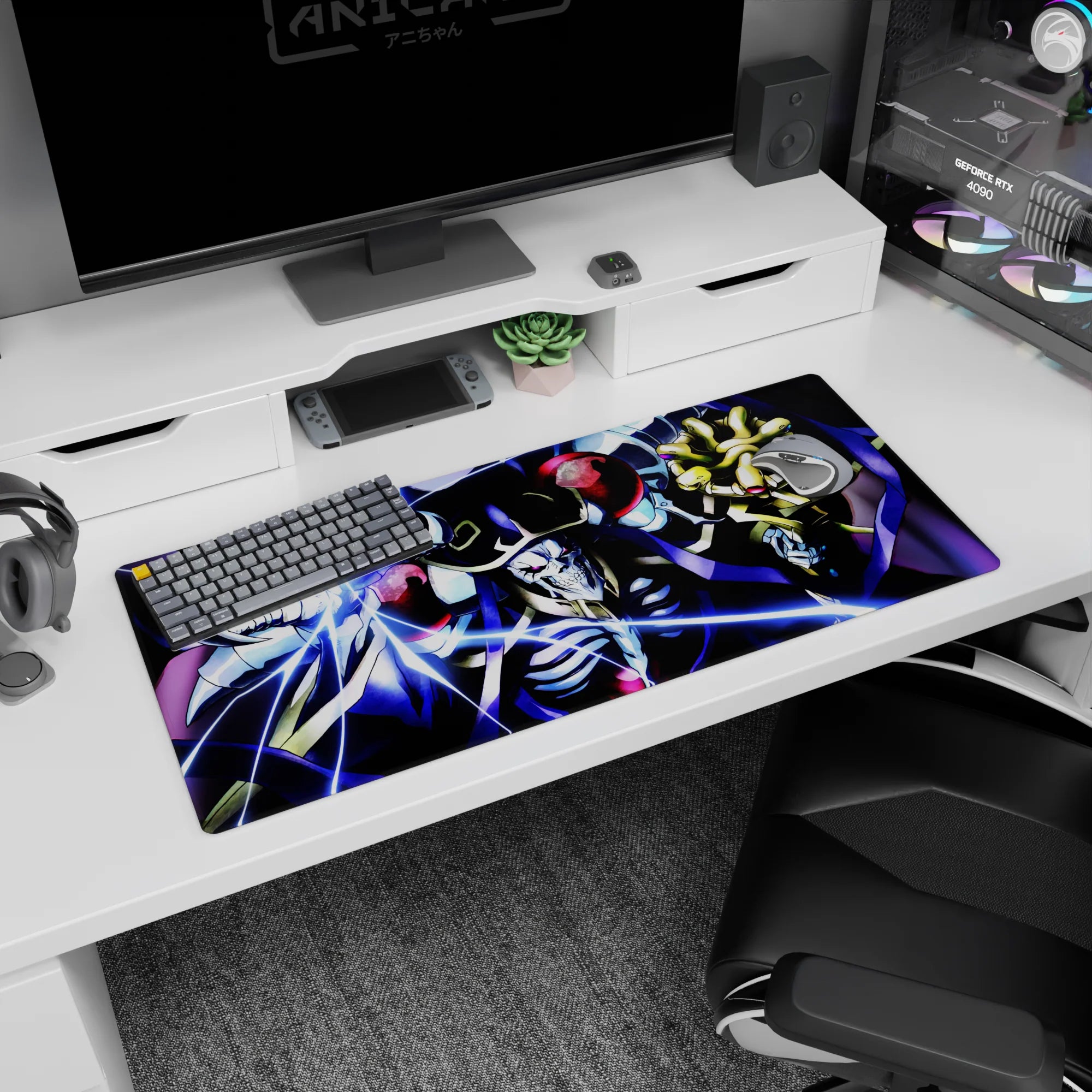 Overlord Deskmat | Mousepad | Deskpad - Master of Magic - AniChan