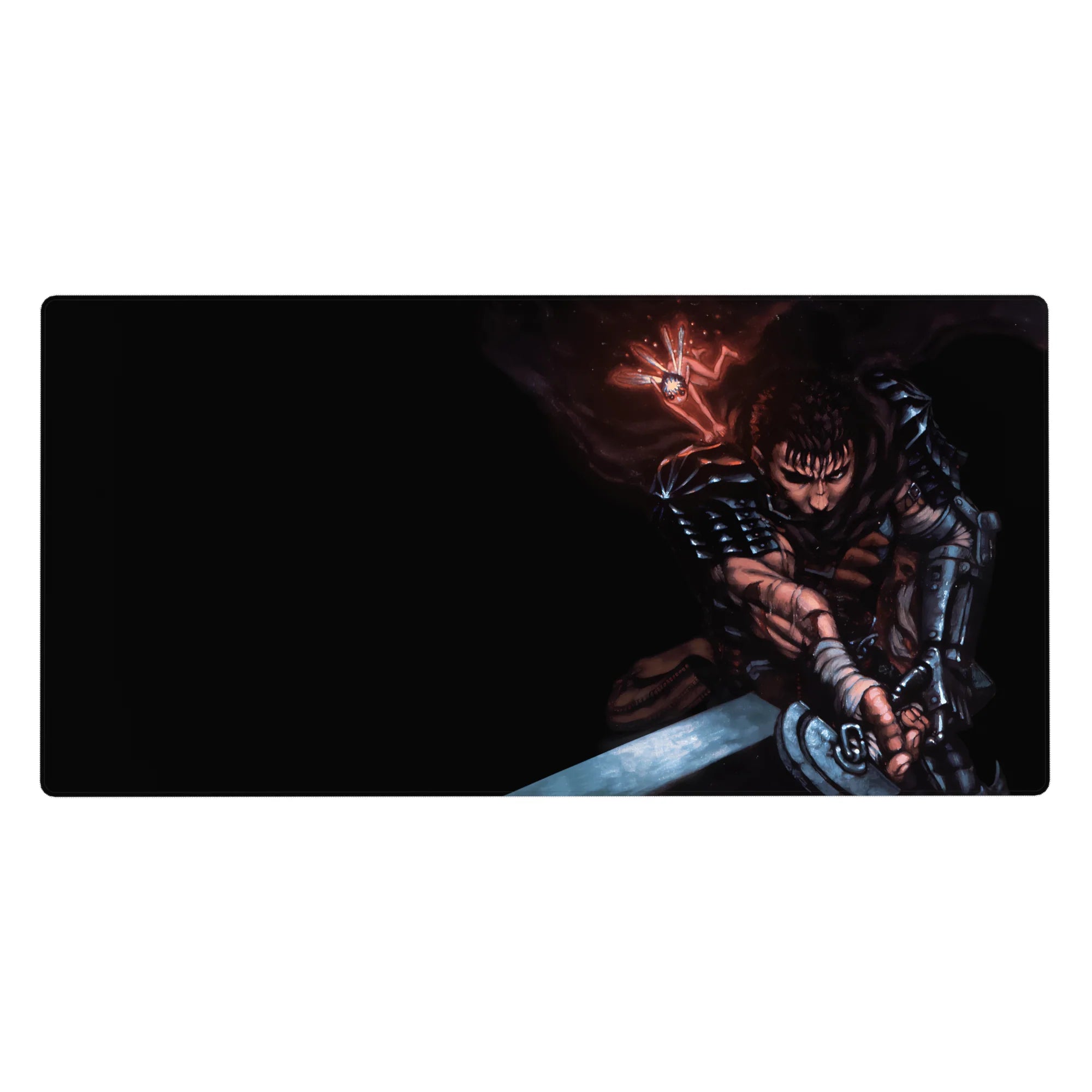 Berserk Deskmat | Mousepad | Deskpad - Fierce Resolve - AniChan