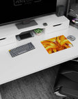 Naruto Uzumaki in Kurama chakra mode on anime mouse pad 14x10 inches, intense stare and whisker marks.