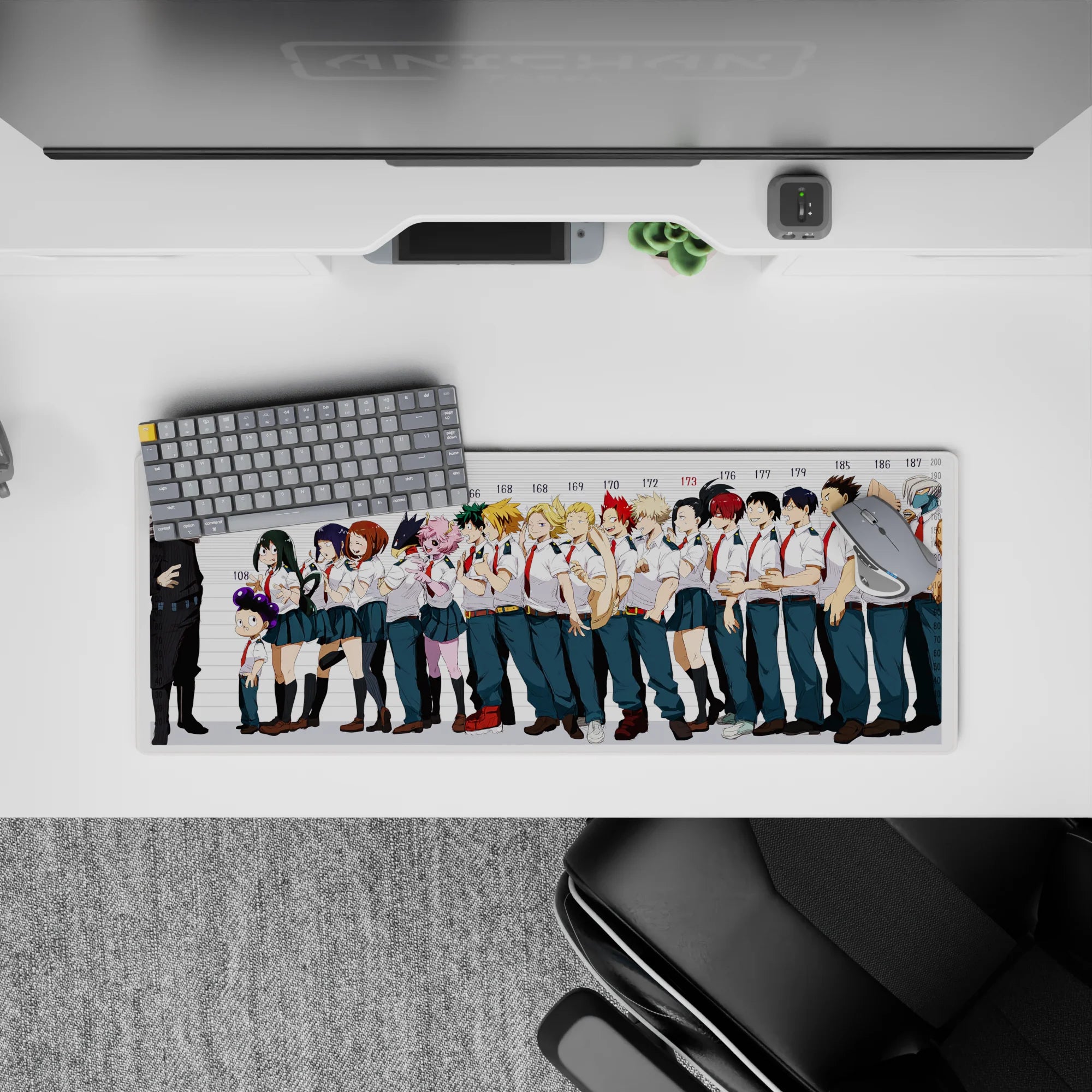 My Hero Academia Deskmat | Mousepad | Deskpad - Class 1-A Height Lineup - AniChan