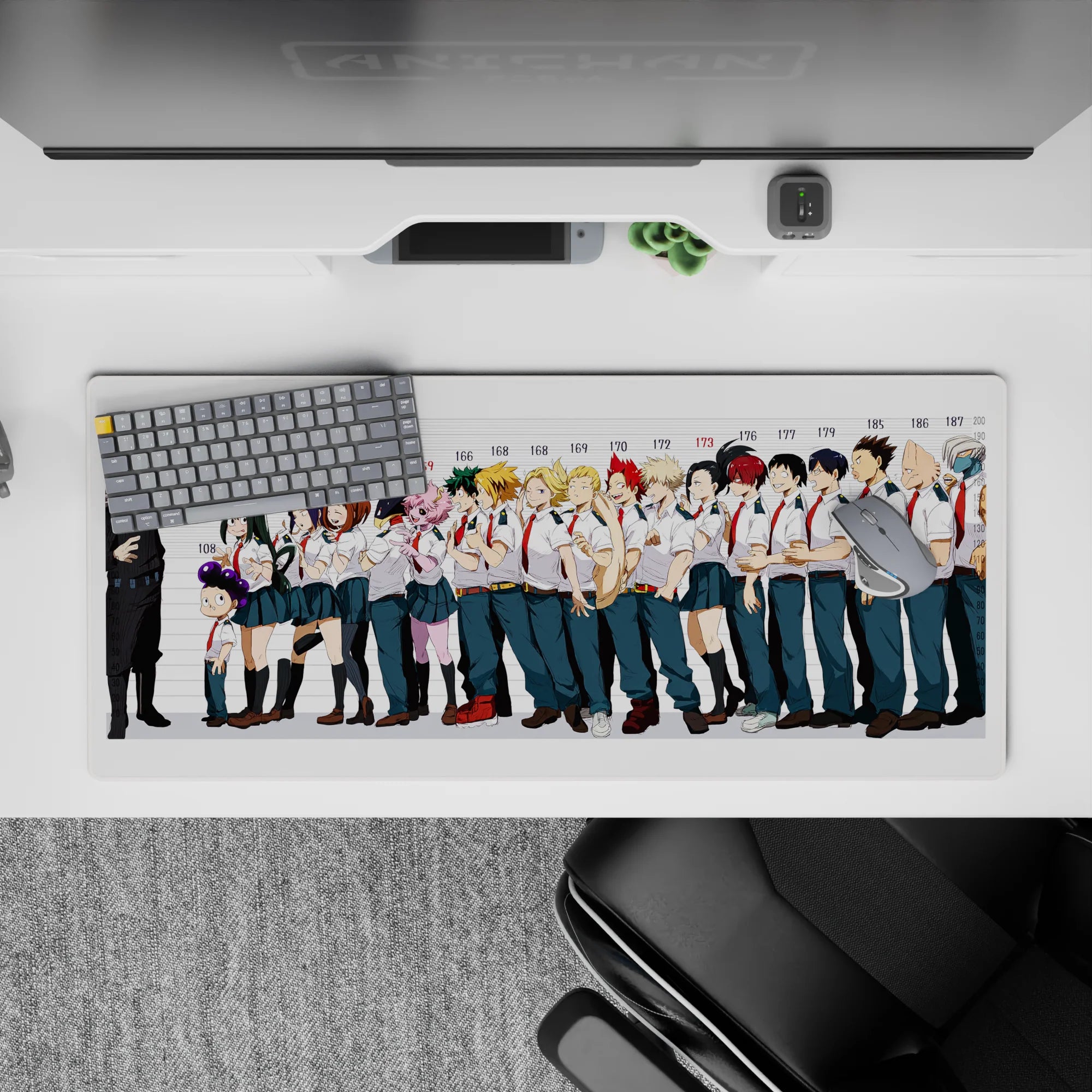 My Hero Academia Deskmat | Mousepad | Deskpad - Class 1-A Height Lineup - AniChan