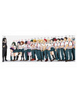 My Hero Academia Deskmat | Mousepad | Deskpad - Class 1-A Height Lineup - AniChan