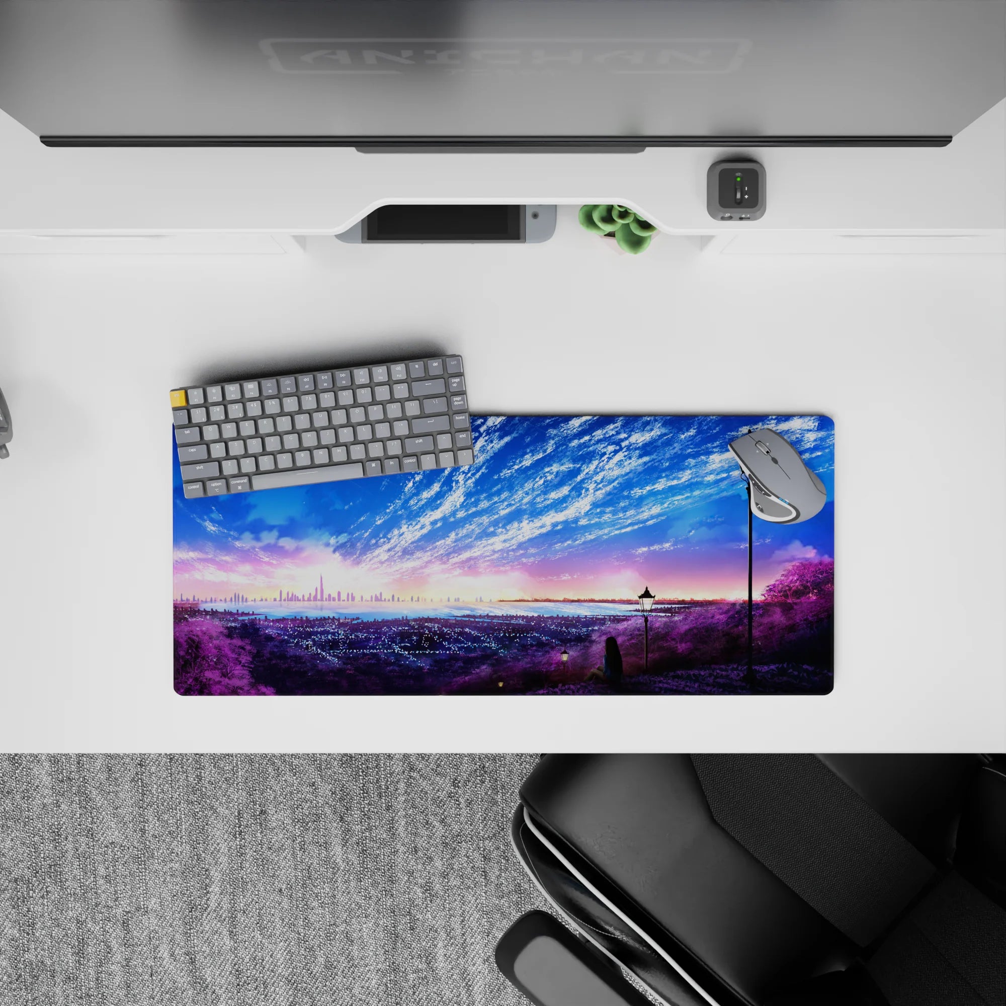 Fantasy Landscapes Deskmat | Mousepad | Deskpad - Twilight Overlook