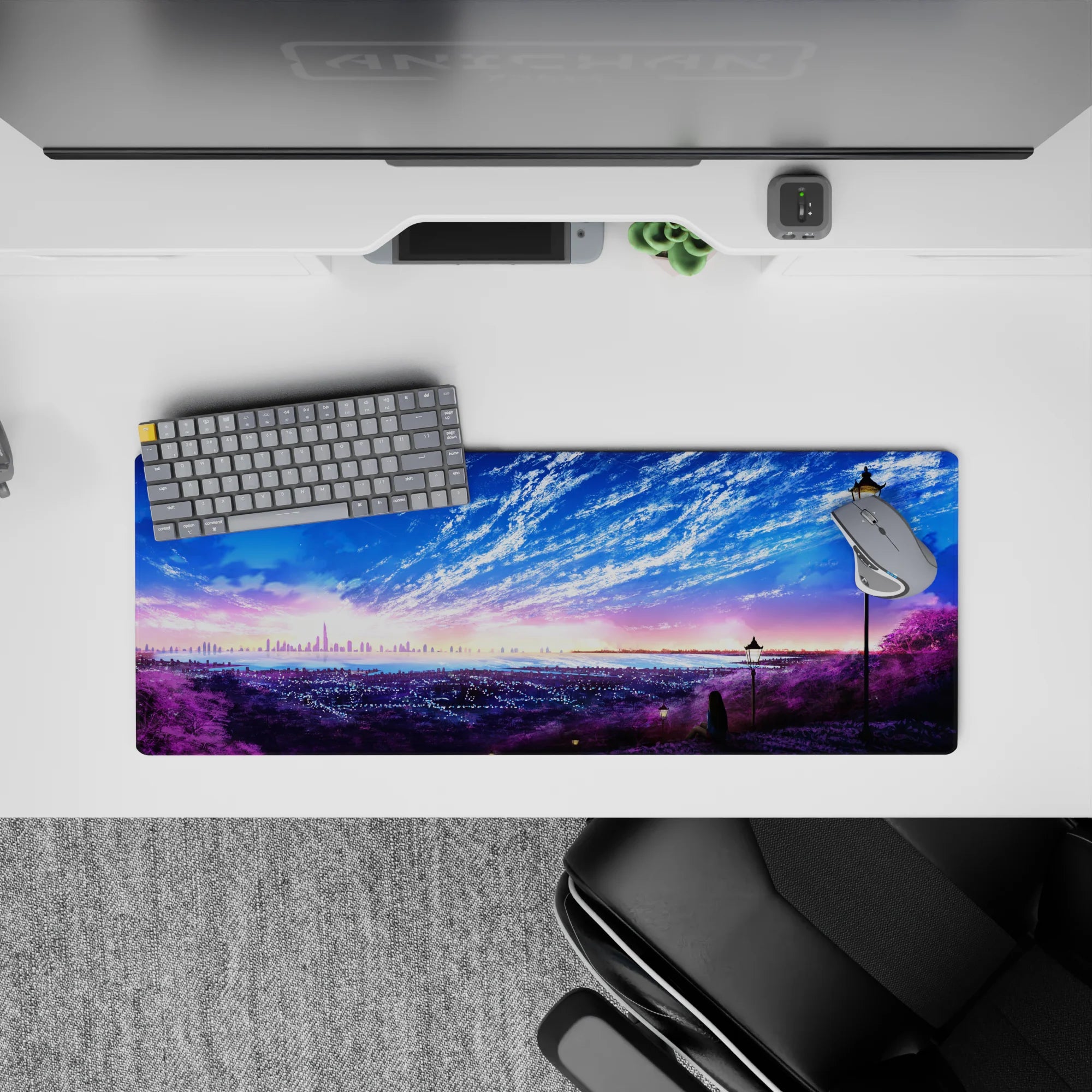 Fantasy Landscapes Deskmat | Mousepad | Deskpad - Twilight Overlook