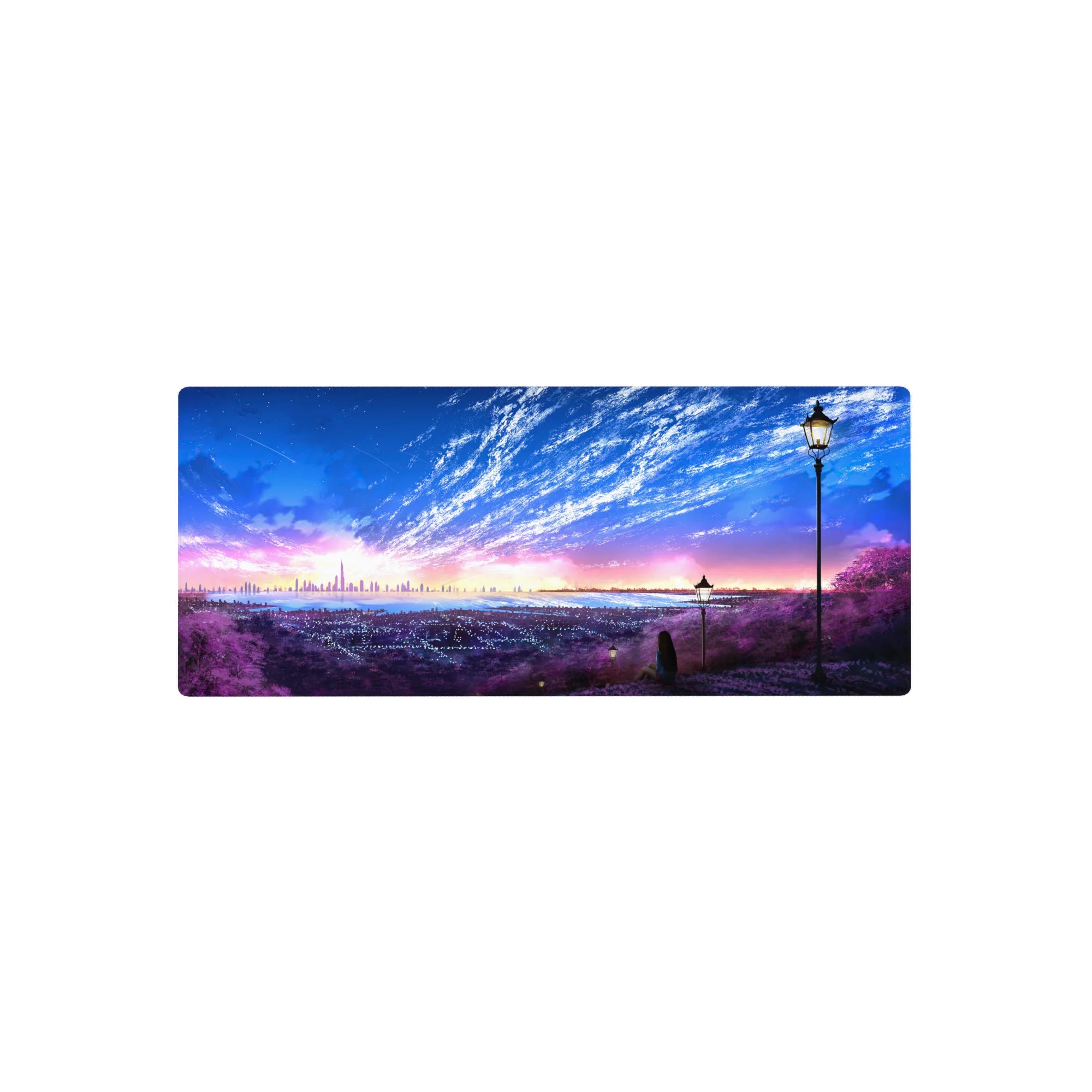 Fantasy Landscapes Deskmat | Mousepad | Deskpad - Twilight Overlook