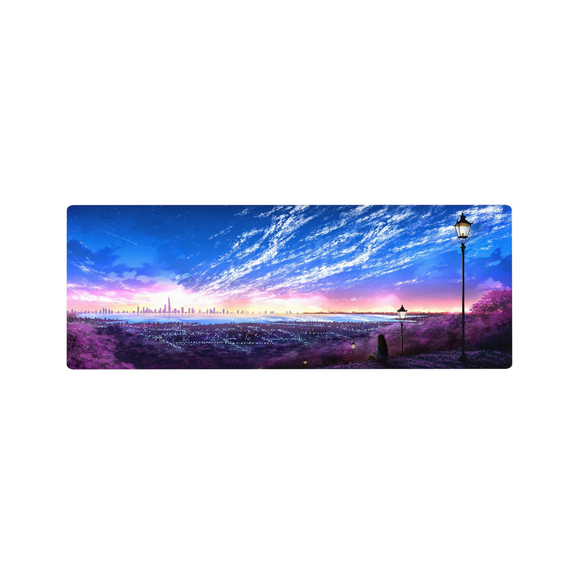 Fantasy Landscapes Deskmat | Mousepad | Deskpad - Twilight Overlook