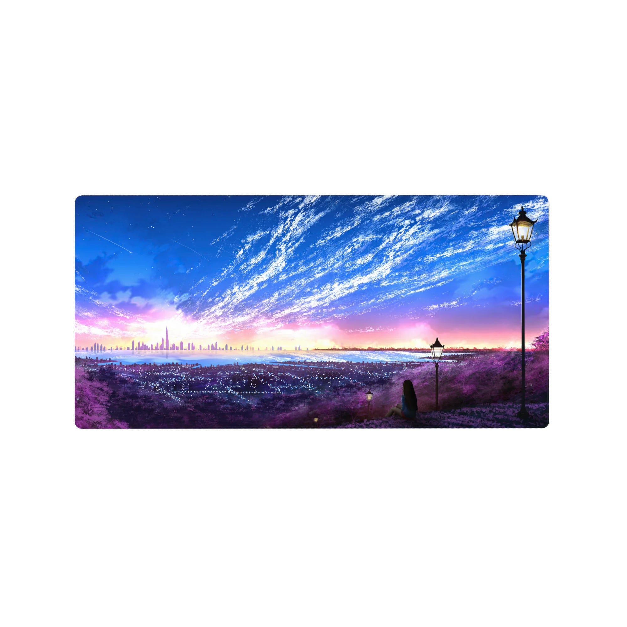 Fantasy Landscapes Deskmat | Mousepad | Deskpad - Twilight Overlook