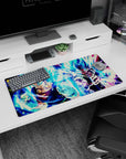 Dragon Ball Deskmat | Mousepad | Deskpad - Fusion Warriors: Blue Power - AniChan