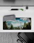 Fantasy Landscapes Deskmat | Mousepad | Deskpad - Skybound Realm