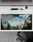 Fantasy Landscapes Deskmat | Mousepad | Deskpad - Skybound Realm