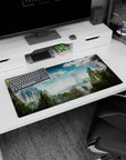 Fantasy Landscapes Deskmat | Mousepad | Deskpad - Skybound Realm