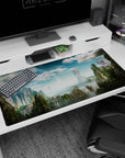 Fantasy Landscapes Deskmat | Mousepad | Deskpad - Skybound Realm