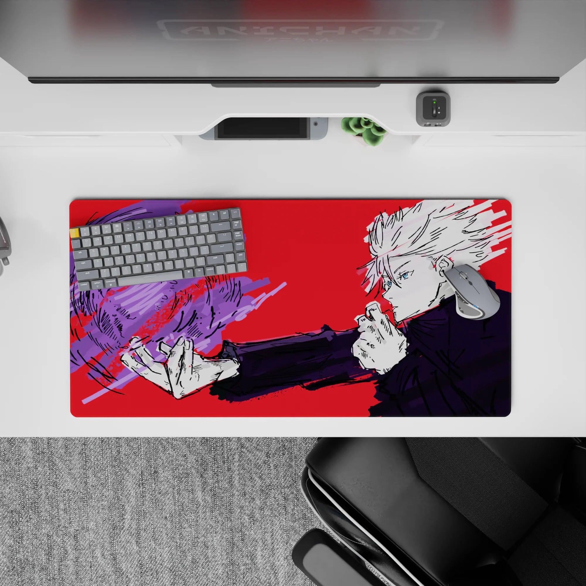 Jujutsu Kaisen Deskmat | Mousepad | Deskpad - Violet Force - AniChan