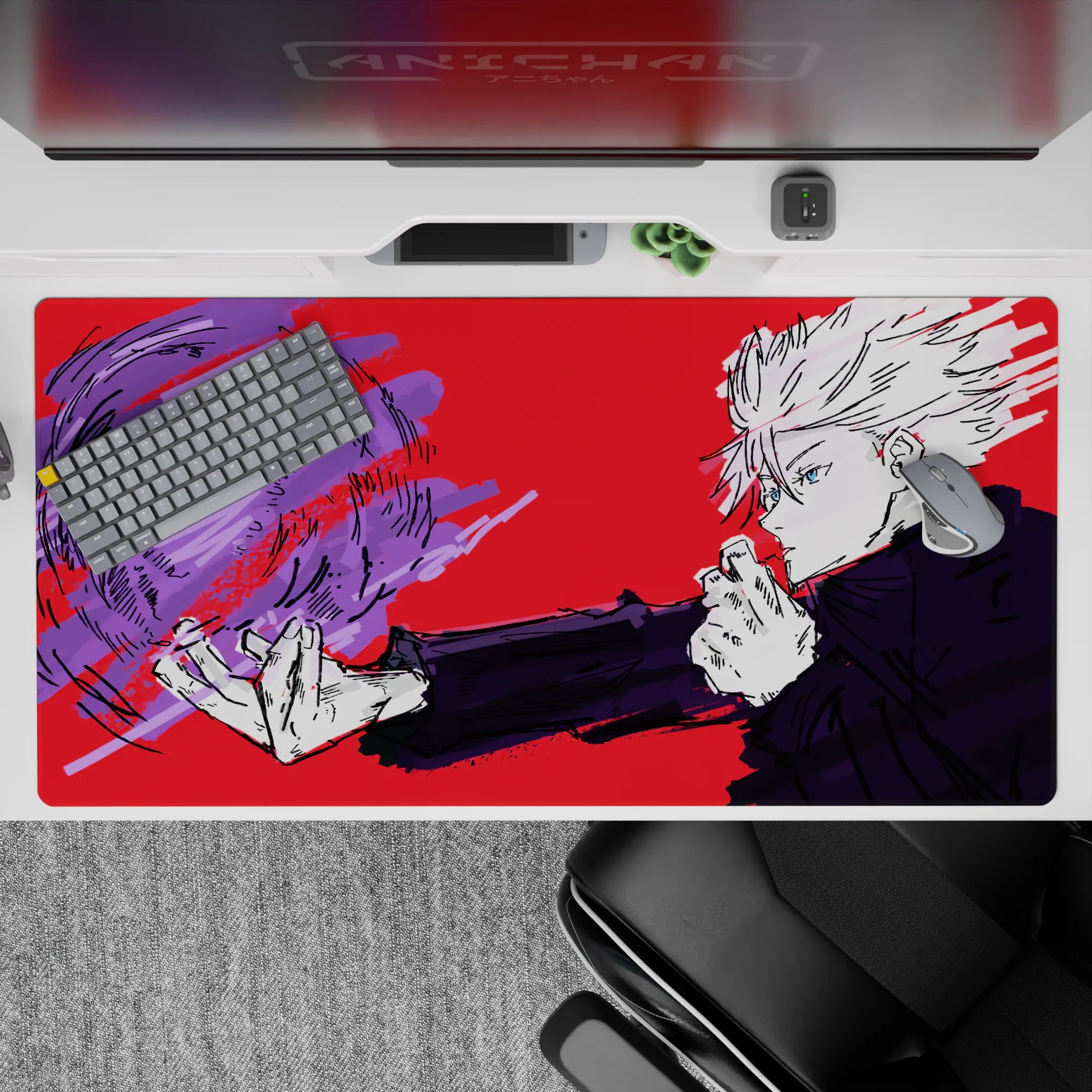 Jujutsu Kaisen Deskmat | Mousepad | Deskpad - Violet Force - AniChan