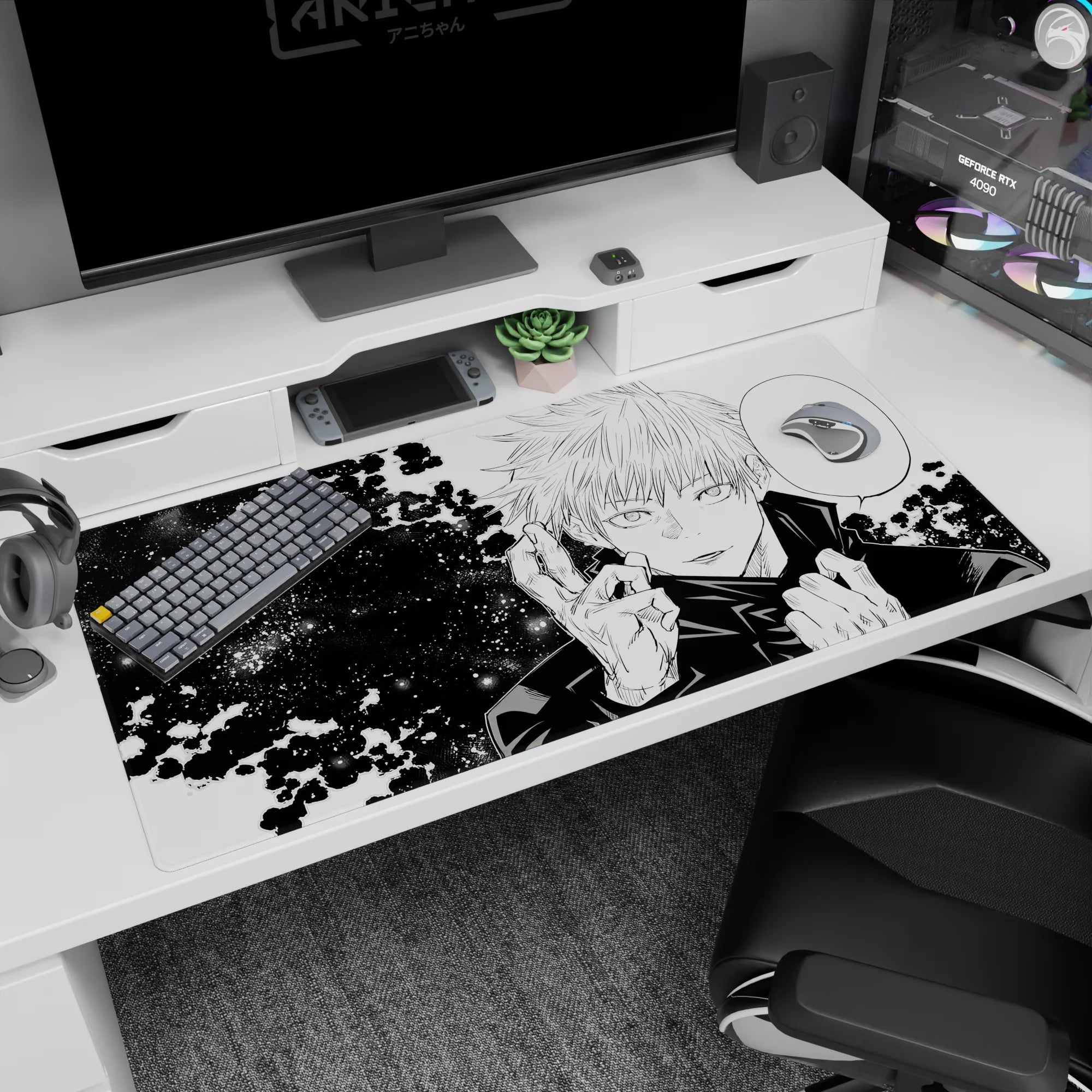 Jujutsu Kaisen Deskmat | Mousepad | Deskpad - Infinite Domain - AniChan