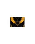 14x10 inches Gundam Unicorn RX-0 cockpit HUD anime mouse pad, matte black with angular interface panels.