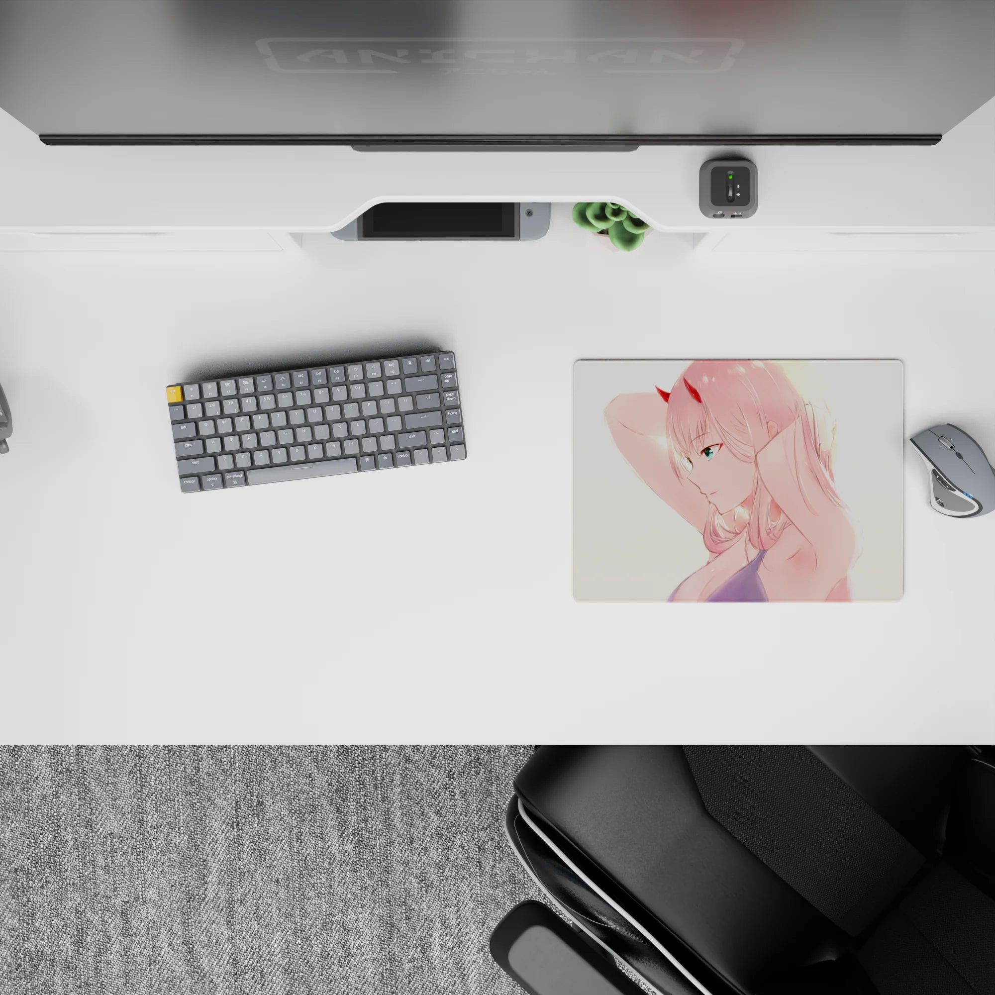 Darling In The Franxx - Anime Mouse Pad and Desk Pad - Zero Two Golden Glow - AniChan