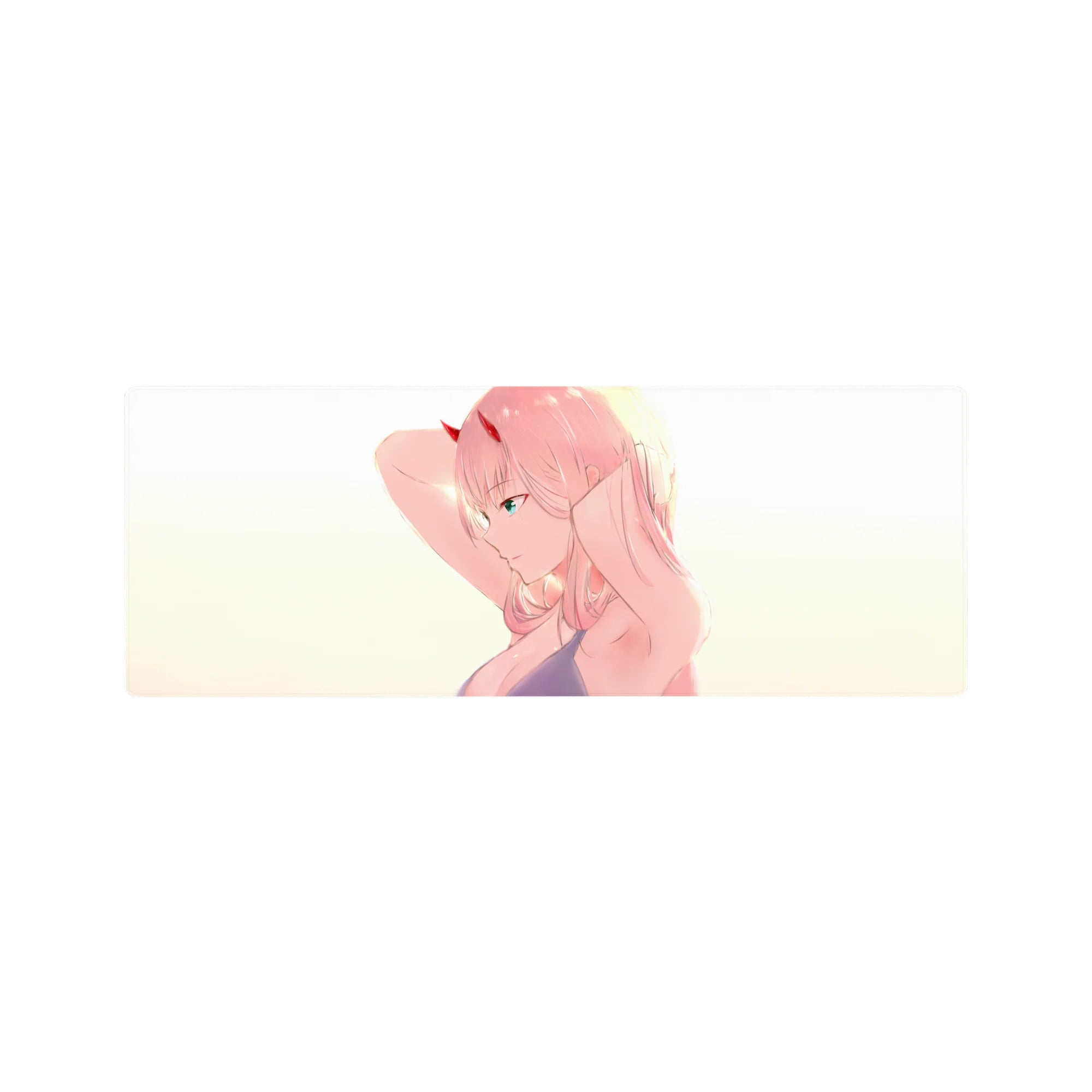 Darling In The Franxx - Anime Mouse Pad and Desk Pad - Zero Two Golden Glow - AniChan