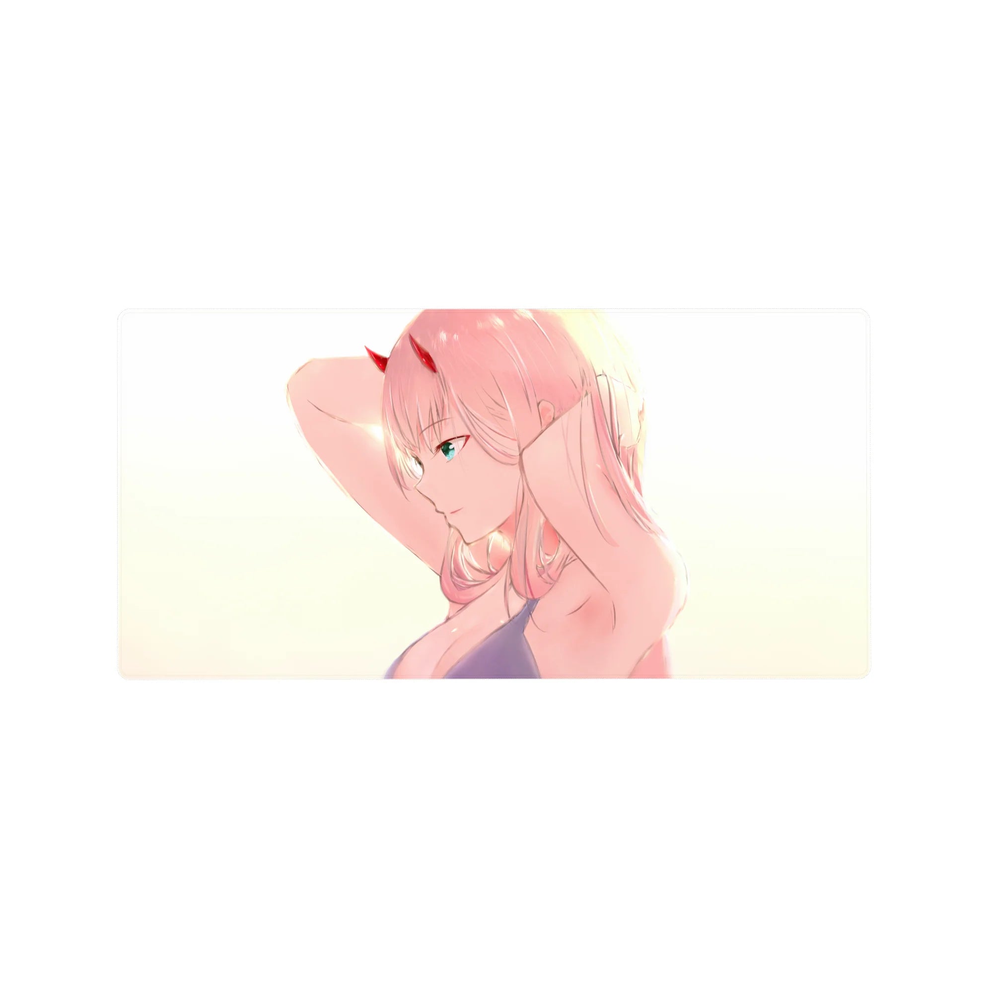 Darling In The Franxx - Anime Mouse Pad and Desk Pad - Zero Two Golden Glow - AniChan