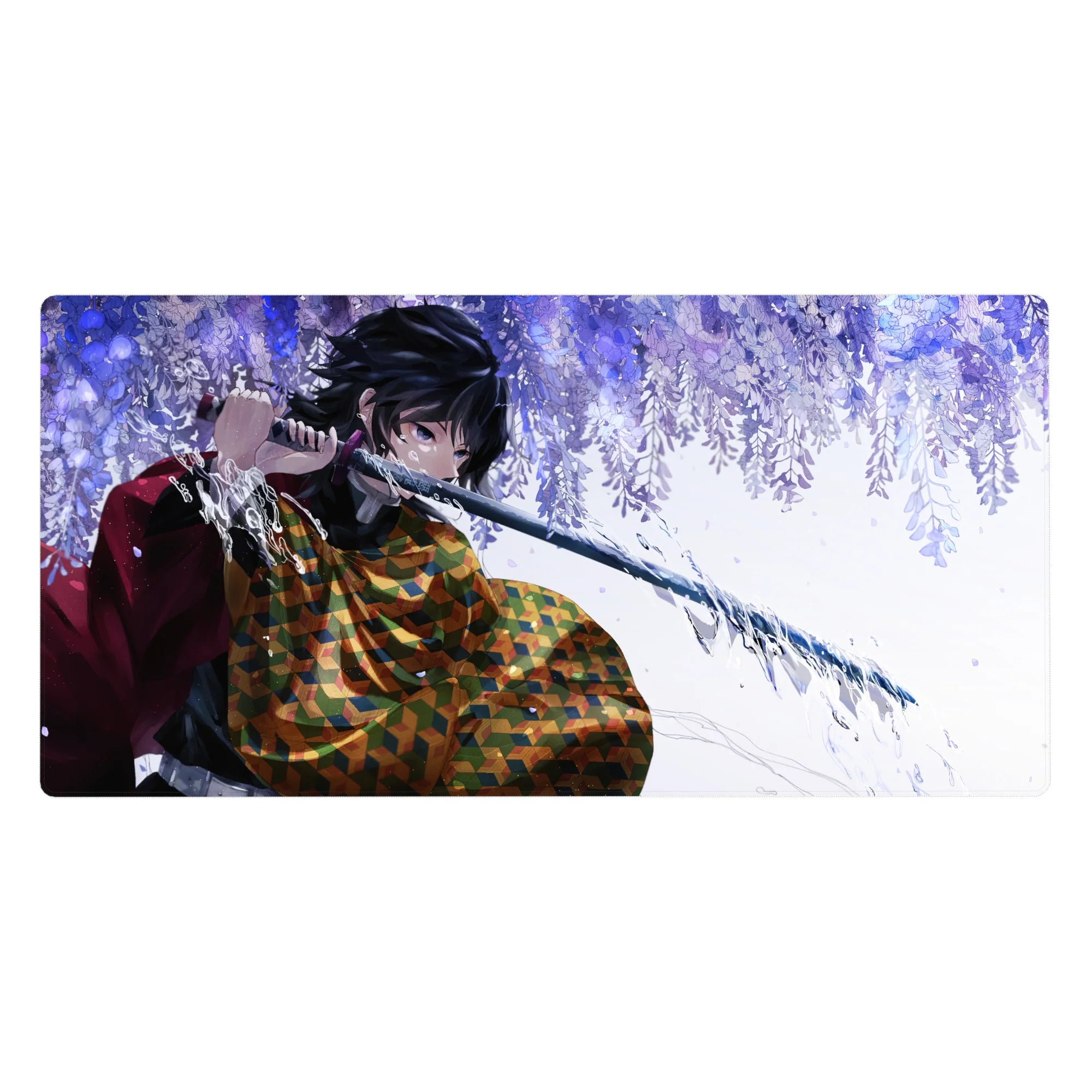 Demon Slayer Deskmat | Mousepad | Deskpad - Water Breathing Warrior - AniChan