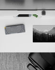 Vector Landscapes Deskmat | Mousepad | Deskpad - Monochrome Escape