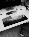 Vector Landscapes Deskmat | Mousepad | Deskpad - Monochrome Escape