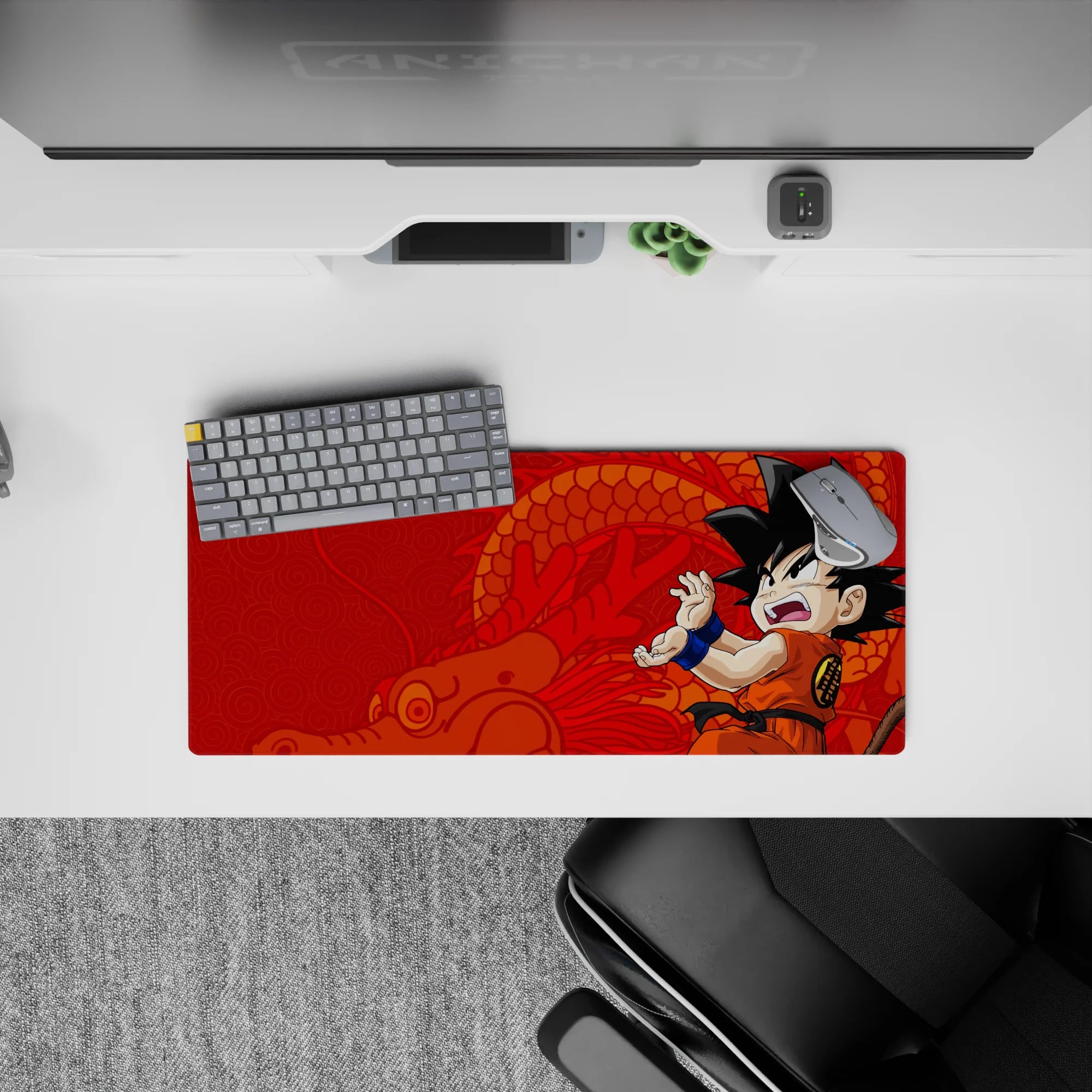 Dragon Ball Deskmat | Mousepad | Deskpad - Young Saiyan Spirit - AniChan