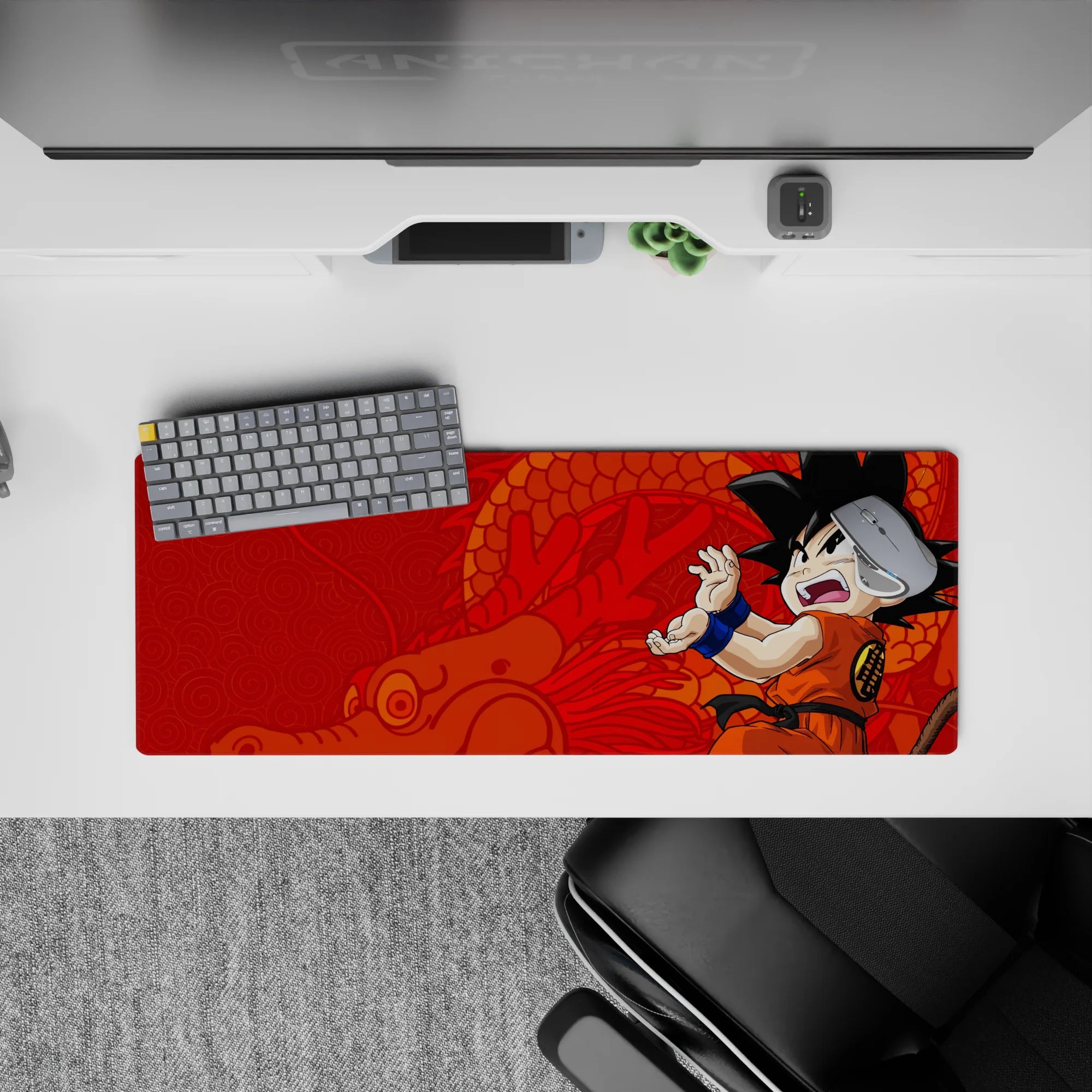 Dragon Ball Deskmat | Mousepad | Deskpad - Young Saiyan Spirit - AniChan