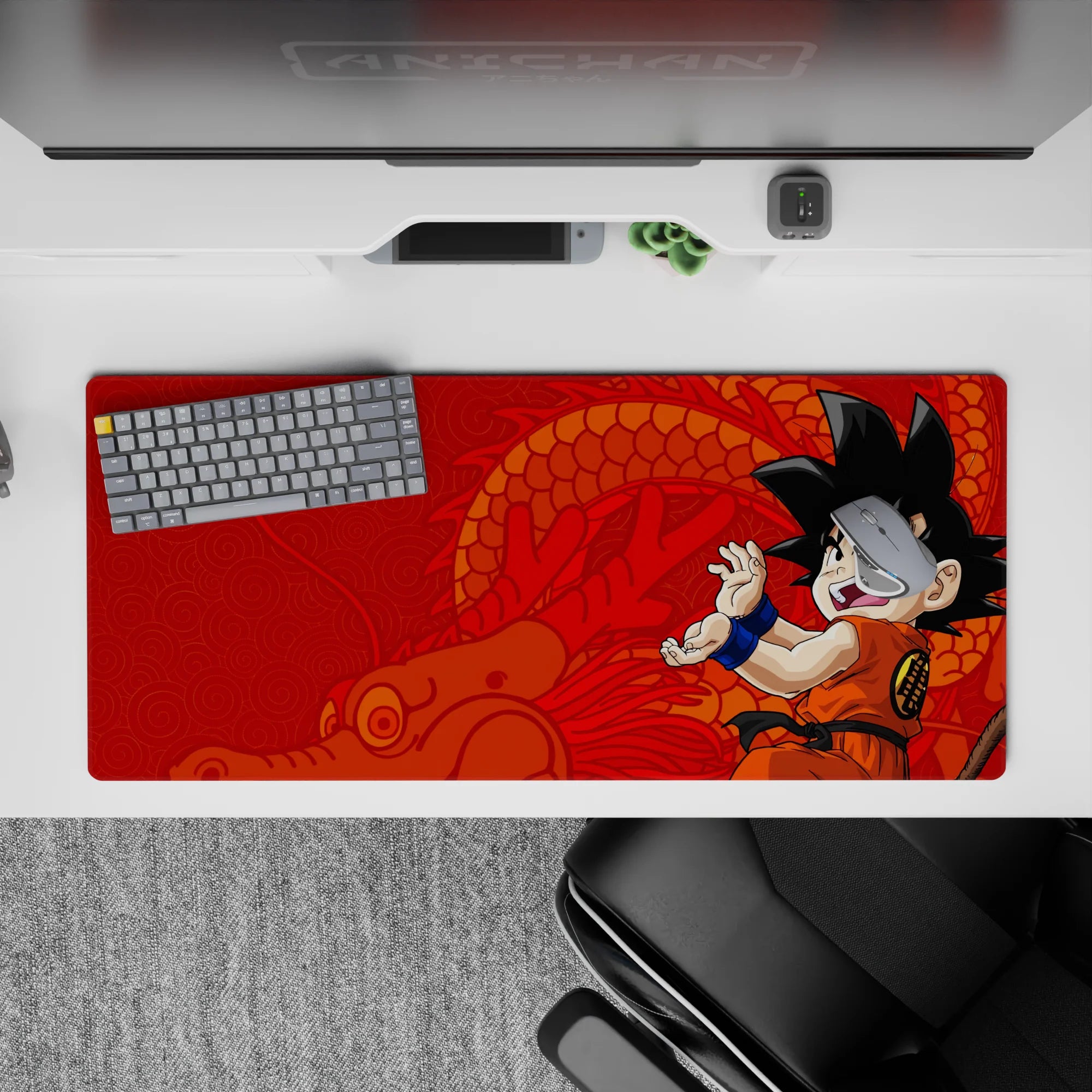 Dragon Ball Deskmat | Mousepad | Deskpad - Young Saiyan Spirit - AniChan