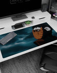 40x20 inches anime desk pad showing Obito Uchiha gazing up through his orange spiral mask.