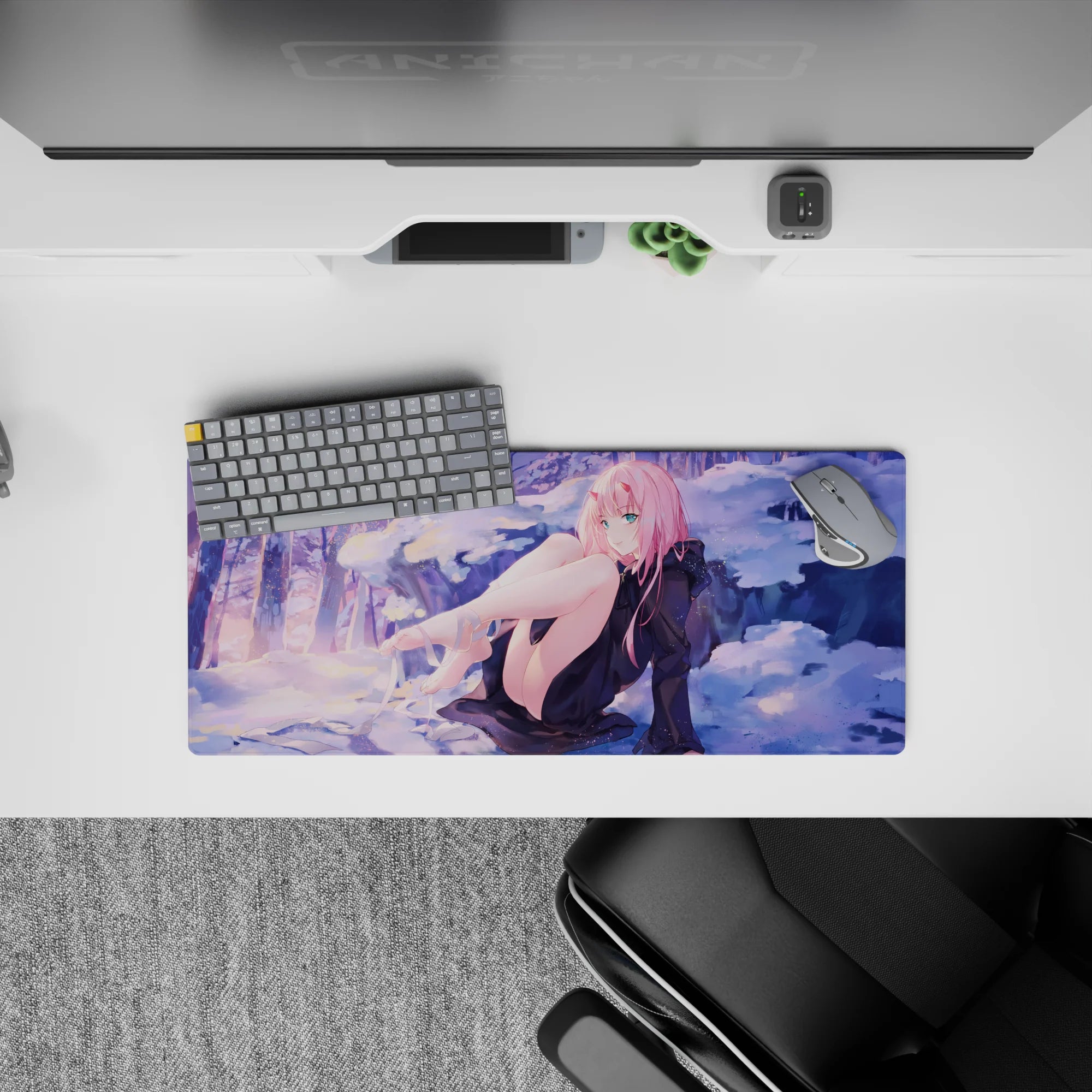 Darling In The Franxx - Anime Mouse Pad and Desk Pad - Zero Two Winter Serenity - AniChan