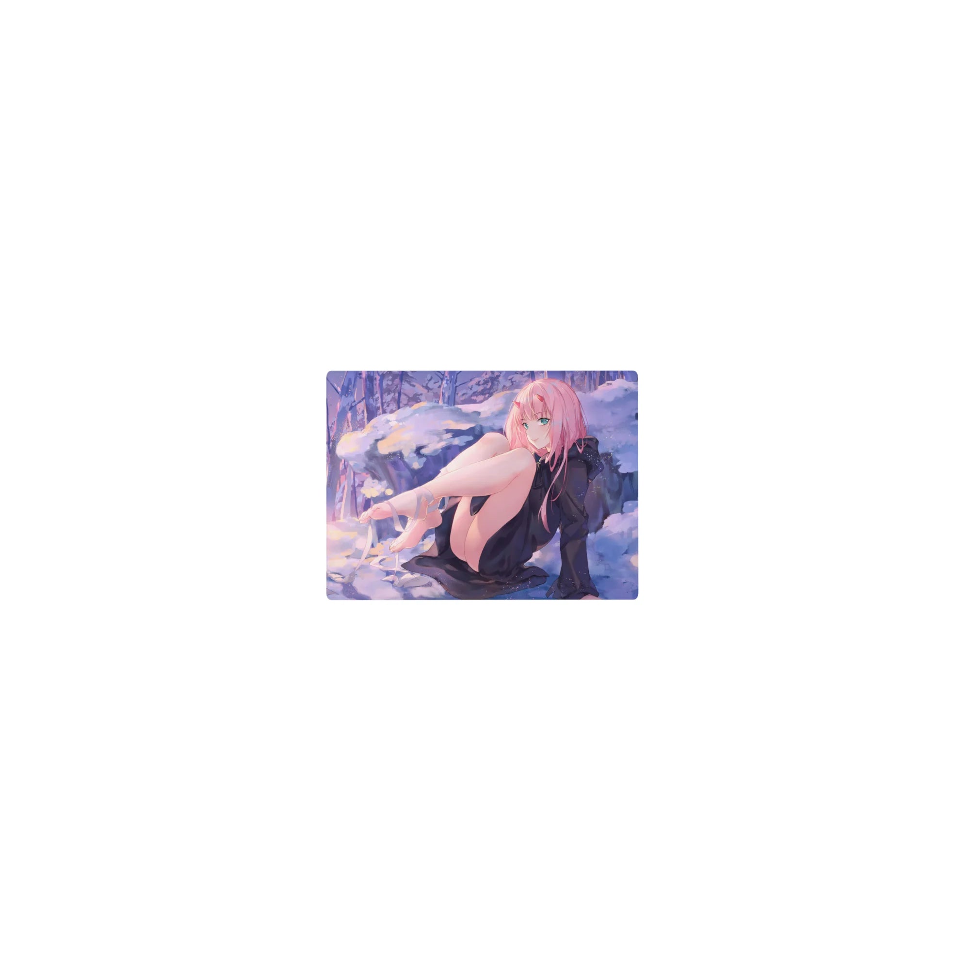 Darling In The Franxx - Anime Mouse Pad and Desk Pad - Zero Two Winter Serenity - AniChan