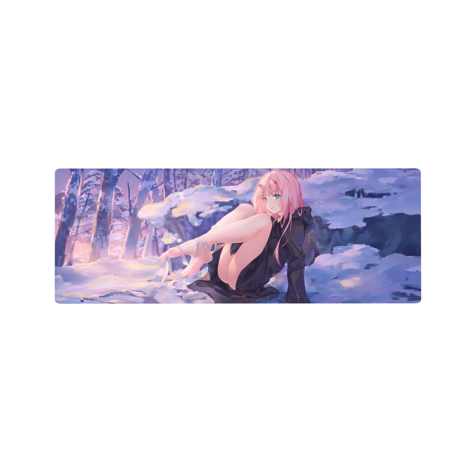 Darling In The Franxx - Anime Mouse Pad and Desk Pad - Zero Two Winter Serenity - AniChan