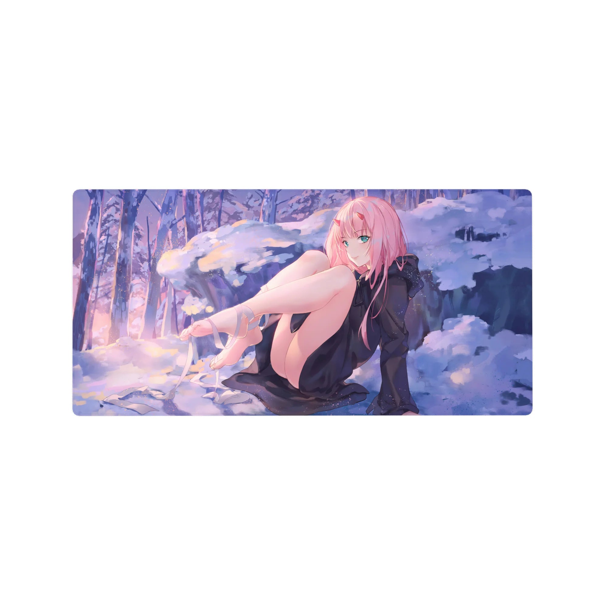 Darling In The Franxx - Anime Mouse Pad and Desk Pad - Zero Two Winter Serenity - AniChan