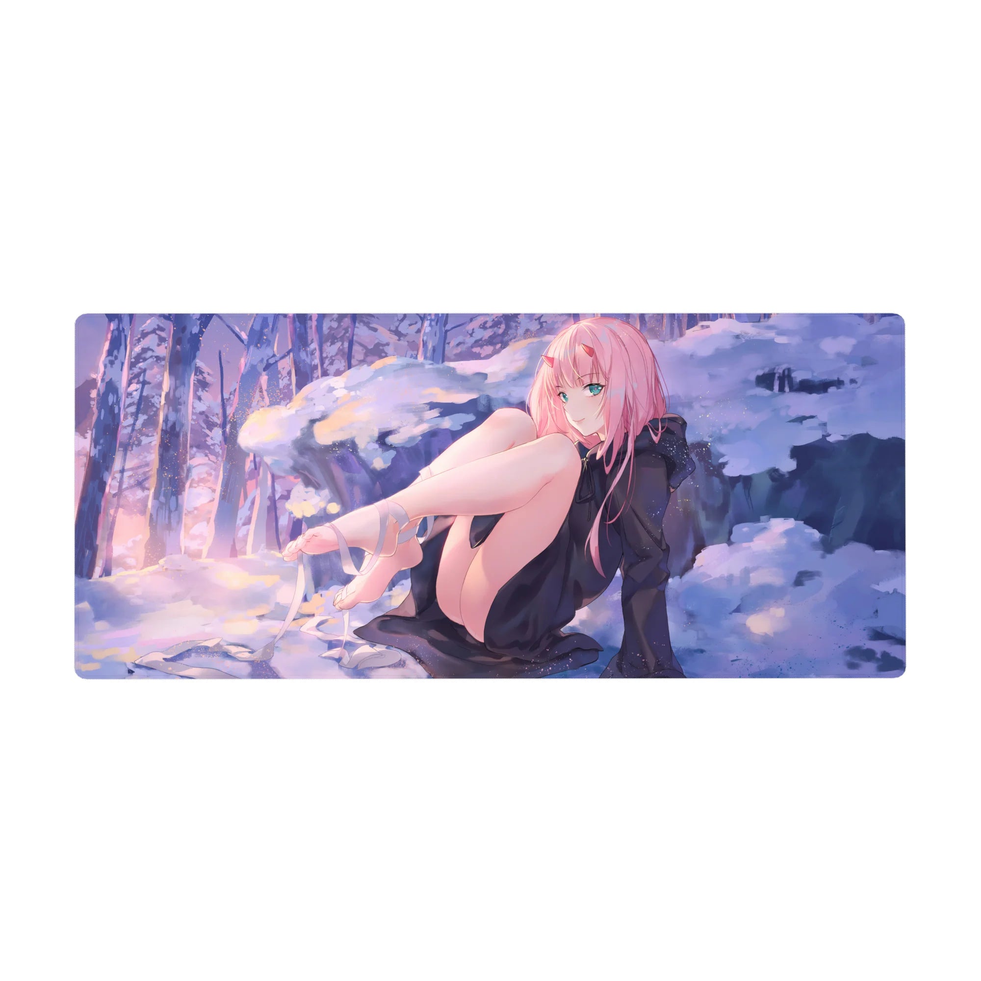 Darling In The Franxx - Anime Mouse Pad and Desk Pad - Zero Two Winter Serenity - AniChan