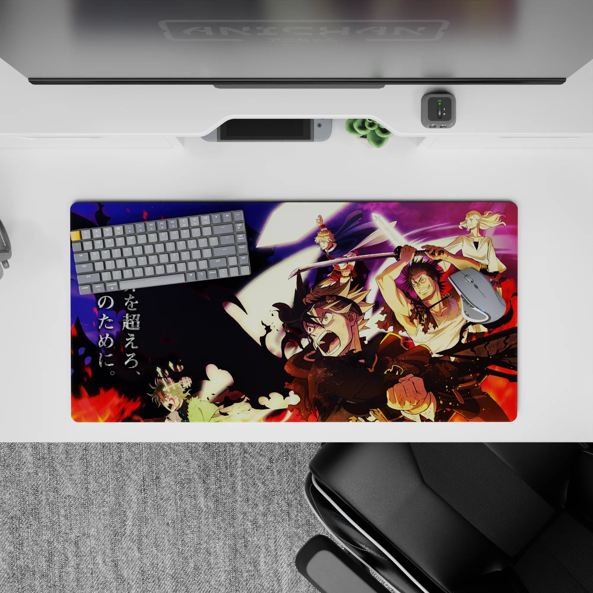 Black Clover - Anime Mouse Pad and Desk Pad - Warriors&#39; Resolve