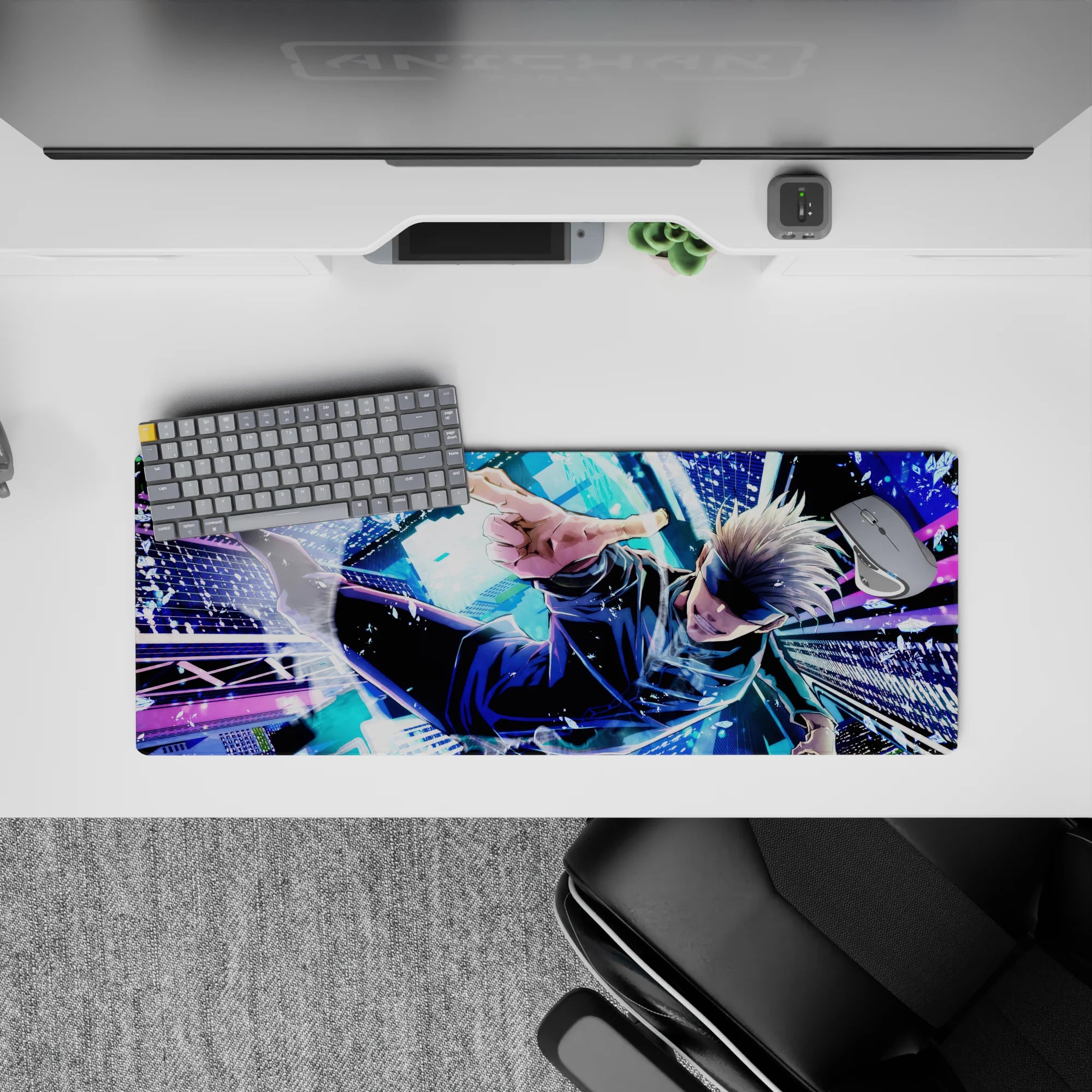 Jujutsu Kaisen Deskmat | Mousepad | Deskpad - Infinity&#39;s Flight - AniChan