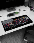 Pain and Itachi with the Akatsuki staring down like a squad photo on a 32x16 inches mouse pad.