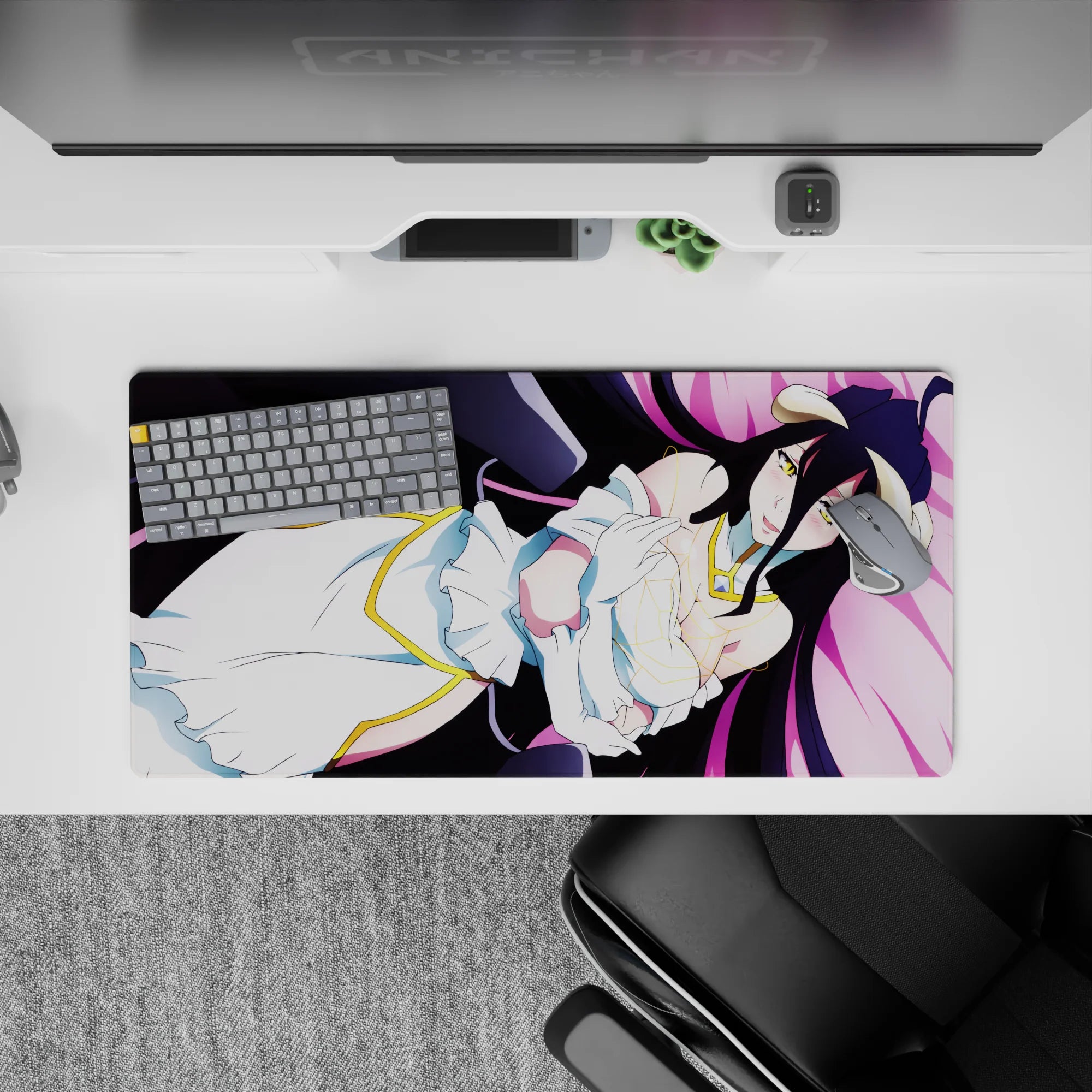 Overlord Deskmat | Mousepad | Deskpad - Serene Guardian - AniChan