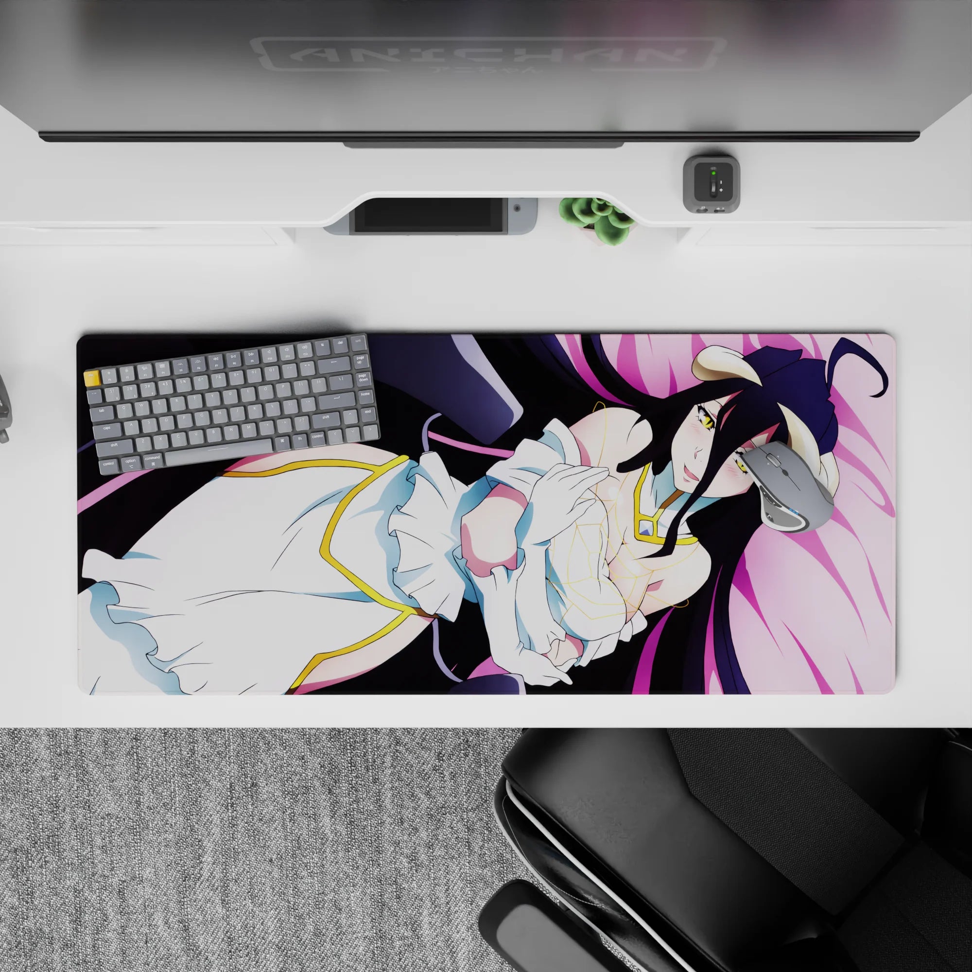 Overlord Deskmat | Mousepad | Deskpad - Serene Guardian - AniChan