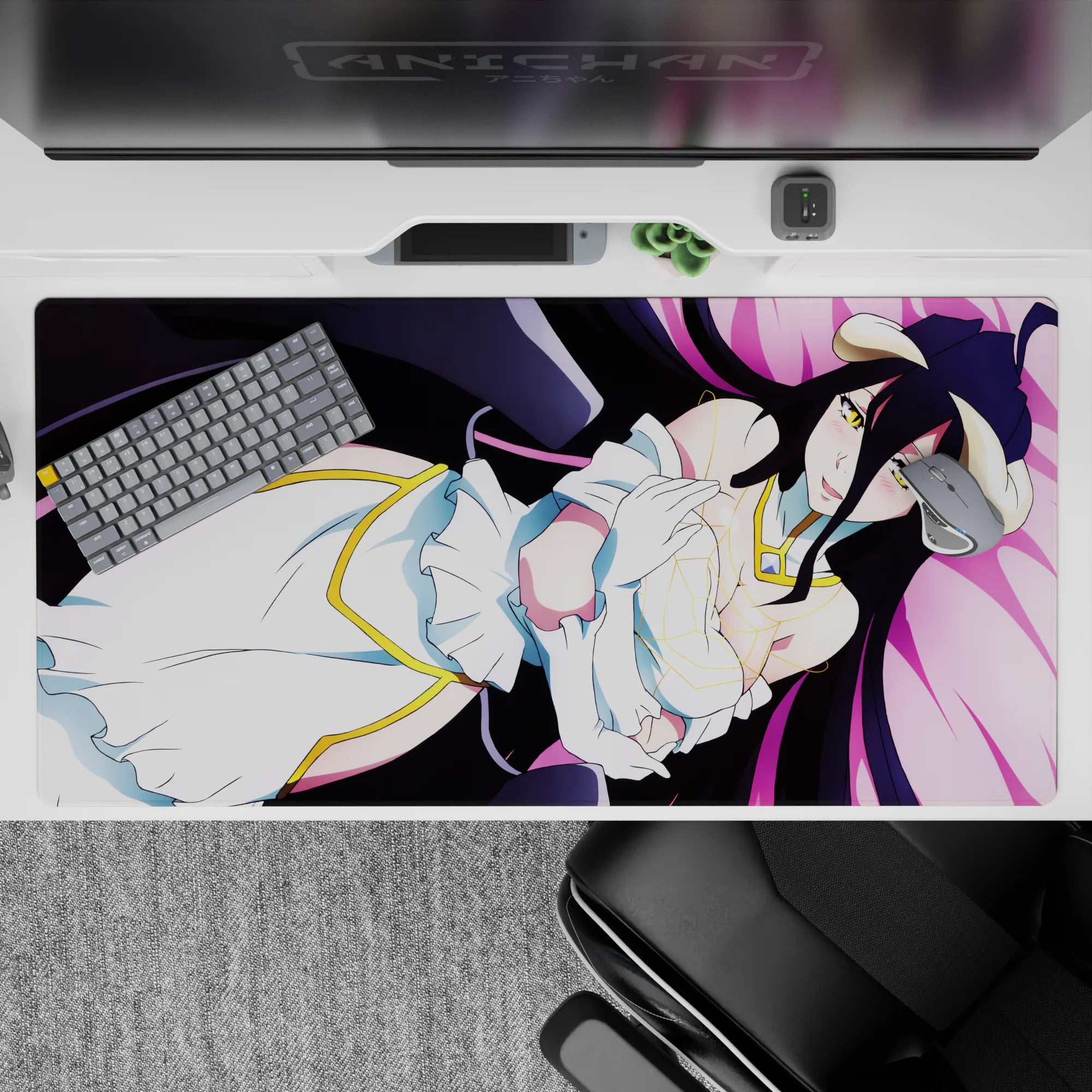 Overlord Deskmat | Mousepad | Deskpad - Serene Guardian - AniChan