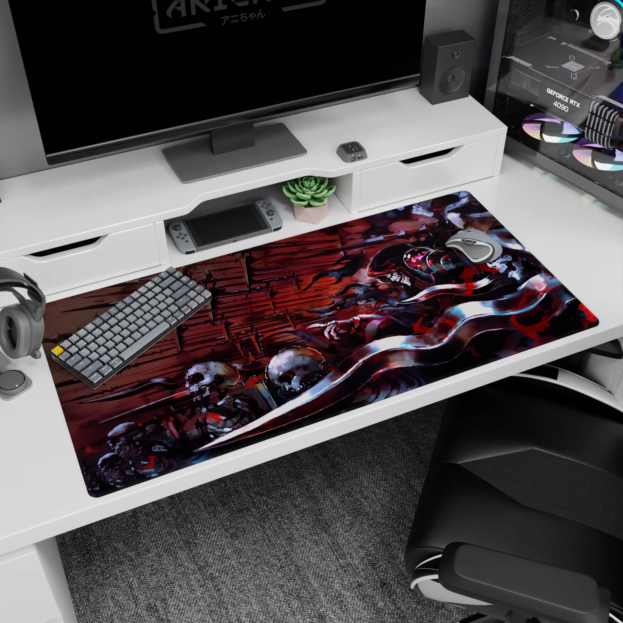 Overlord Deskmat | Mousepad | Deskpad - Army of the Undead - AniChan