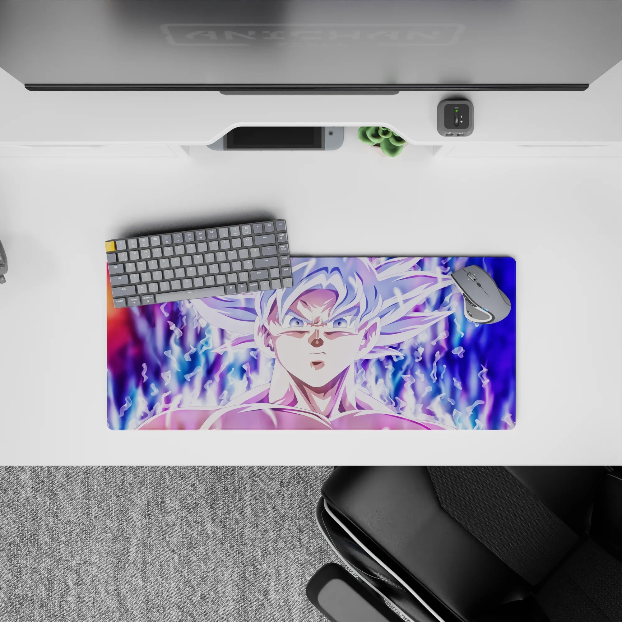 Dragon Ball Deskmat | Mousepad | Deskpad - Mastered Ultra Instinct Aura - AniChan