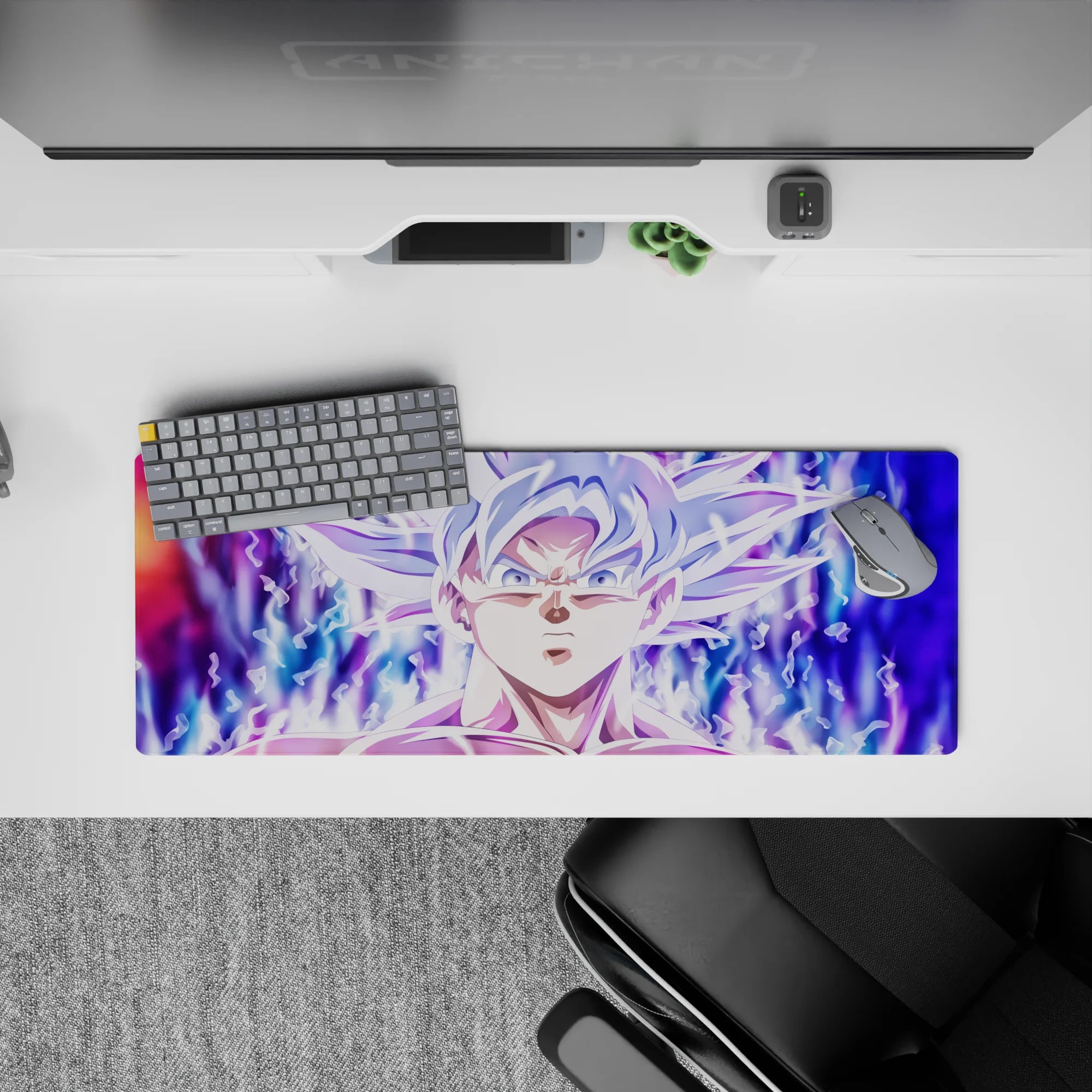 Dragon Ball Deskmat | Mousepad | Deskpad - Mastered Ultra Instinct Aura - AniChan