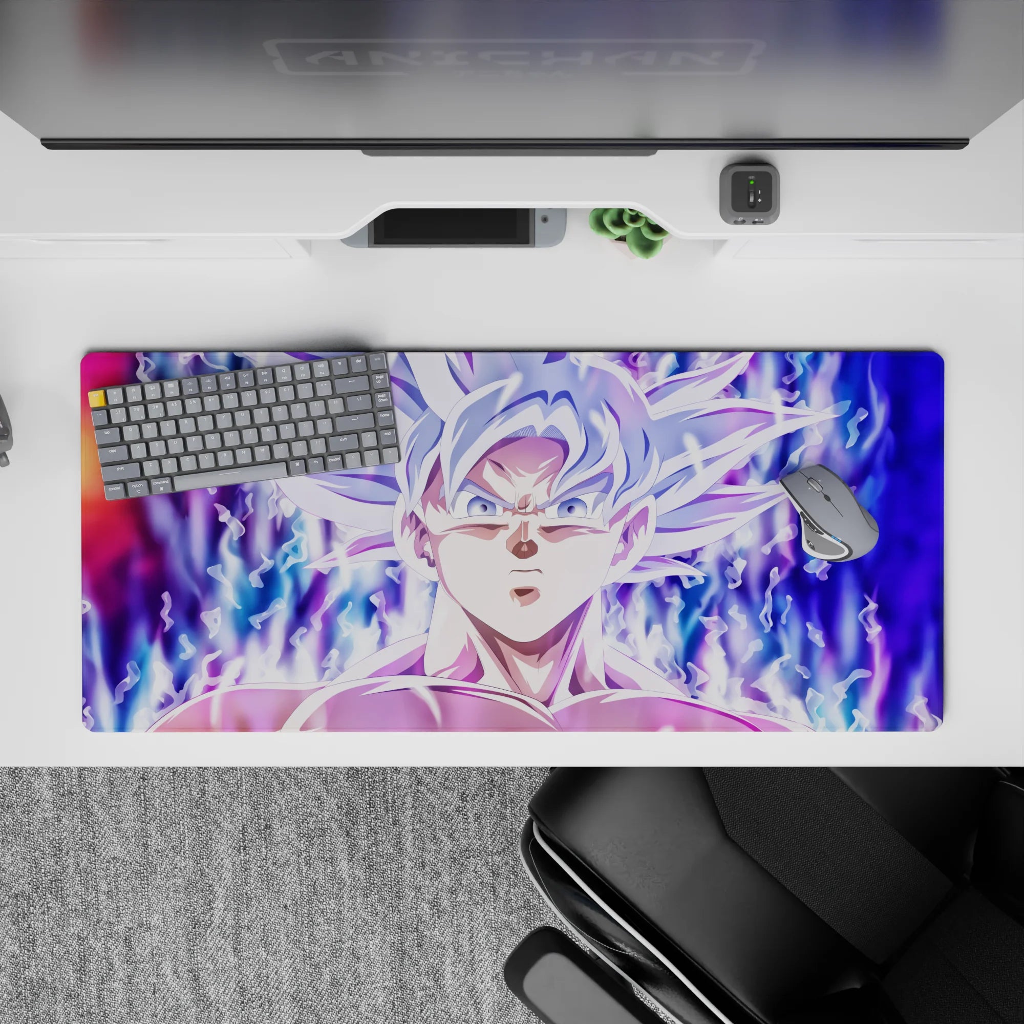 Dragon Ball Deskmat | Mousepad | Deskpad - Mastered Ultra Instinct Aura - AniChan